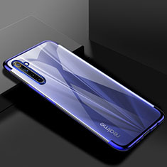 Funda Silicona Ultrafina Carcasa Transparente H01 para Realme 6s Azul