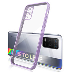 Funda Silicona Ultrafina Carcasa Transparente H01 para Realme 9 5G India Morado