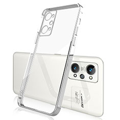 Funda Silicona Ultrafina Carcasa Transparente H01 para Realme GT2 5G Plata