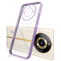 Funda Silicona Ultrafina Carcasa Transparente H01 para Realme Narzo 60 5G Morado