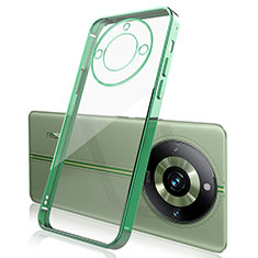 Funda Silicona Ultrafina Carcasa Transparente H01 para Realme Narzo 60 Pro 5G Verde