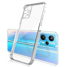 Funda Silicona Ultrafina Carcasa Transparente H01 para Realme V25 5G Plata