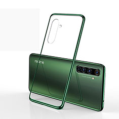 Funda Silicona Ultrafina Carcasa Transparente H01 para Realme X50 Pro 5G Verde