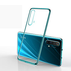 Funda Silicona Ultrafina Carcasa Transparente H01 para Realme X50m 5G Cian