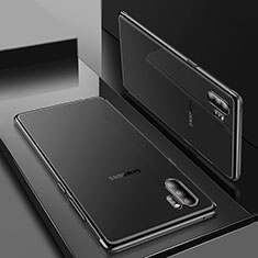 Funda Silicona Ultrafina Carcasa Transparente H01 para Samsung Galaxy Note 10 Plus Negro