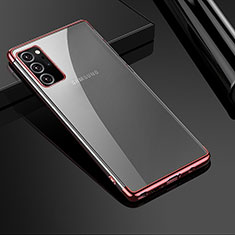 Funda Silicona Ultrafina Carcasa Transparente H01 para Samsung Galaxy Note 20 Ultra 5G Oro Rosa