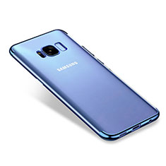 Funda Silicona Ultrafina Carcasa Transparente H01 para Samsung Galaxy S8 Plus Azul