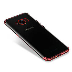 Funda Silicona Ultrafina Carcasa Transparente H01 para Samsung Galaxy S8 Rojo