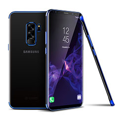 Funda Silicona Ultrafina Carcasa Transparente H01 para Samsung Galaxy S9 Plus Azul