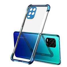 Funda Silicona Ultrafina Carcasa Transparente H01 para Xiaomi Mi 10 Lite Azul