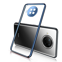 Funda Silicona Ultrafina Carcasa Transparente H01 para Xiaomi Mi 10i 5G Azul