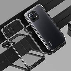 Funda Silicona Ultrafina Carcasa Transparente H01 para Xiaomi Mi 11 Lite 5G Negro
