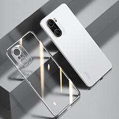 Funda Silicona Ultrafina Carcasa Transparente H01 para Xiaomi Mi 11X Pro 5G Plata