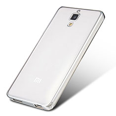 Funda Silicona Ultrafina Carcasa Transparente H01 para Xiaomi Mi 4 LTE Plata