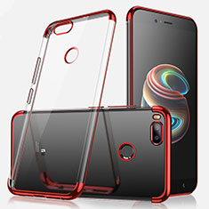 Funda Silicona Ultrafina Carcasa Transparente H01 para Xiaomi Mi 5X Rojo