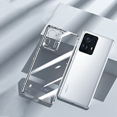 Funda Silicona Ultrafina Carcasa Transparente H01 para Xiaomi Mi Mix 4 5G Plata