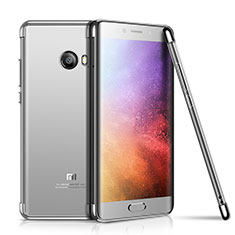 Funda Silicona Ultrafina Carcasa Transparente H01 para Xiaomi Mi Note 2 Special Edition Plata