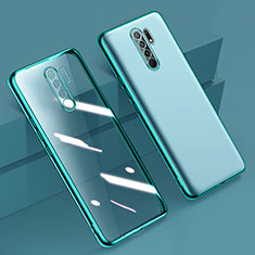 Funda Silicona Ultrafina Carcasa Transparente H01 para Xiaomi Poco M2 Verde