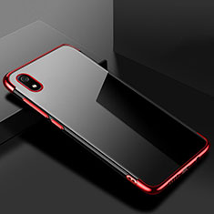 Funda Silicona Ultrafina Carcasa Transparente H01 para Xiaomi Redmi 7A Rojo