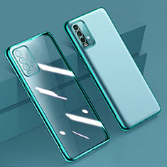 Funda Silicona Ultrafina Carcasa Transparente H01 para Xiaomi Redmi 9 Power Verde