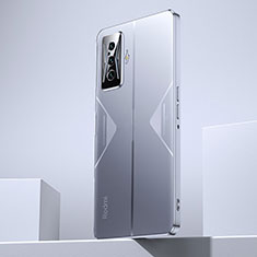 Funda Silicona Ultrafina Carcasa Transparente H01 para Xiaomi Redmi K50 Gaming AMG F1 5G Plata