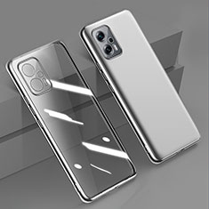 Funda Silicona Ultrafina Carcasa Transparente H01 para Xiaomi Redmi K50i 5G Plata