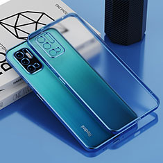 Funda Silicona Ultrafina Carcasa Transparente H01 para Xiaomi Redmi Note 10T 5G Azul
