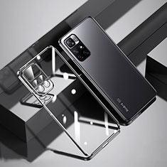 Funda Silicona Ultrafina Carcasa Transparente H01 para Xiaomi Redmi Note 11 5G Negro