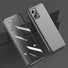 Funda Silicona Ultrafina Carcasa Transparente H01 para Xiaomi Redmi Note 11T Pro 5G Negro