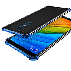 Funda Silicona Ultrafina Carcasa Transparente H01 para Xiaomi Redmi Note 5 Indian Version Azul