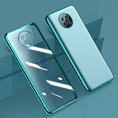 Funda Silicona Ultrafina Carcasa Transparente H01 para Xiaomi Redmi Note 9 5G Verde