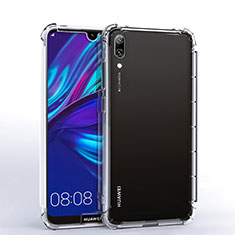 Funda Silicona Ultrafina Carcasa Transparente H02 para Huawei Enjoy 9 Claro