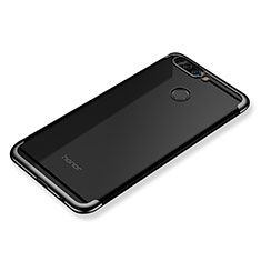 Funda Silicona Ultrafina Carcasa Transparente H02 para Huawei Honor 8 Pro Negro