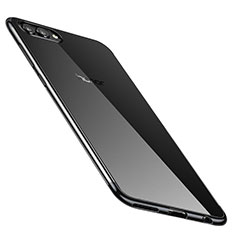 Funda Silicona Ultrafina Carcasa Transparente H02 para Huawei Honor View 10 Negro