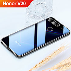 Funda Silicona Ultrafina Carcasa Transparente H02 para Huawei Honor View 20 Negro