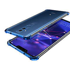 Funda Silicona Ultrafina Carcasa Transparente H02 para Huawei Maimang 7 Azul