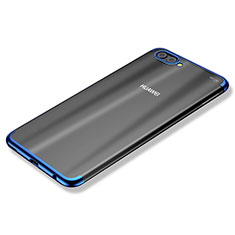 Funda Silicona Ultrafina Carcasa Transparente H02 para Huawei Nova 2S Azul