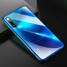 Funda Silicona Ultrafina Carcasa Transparente H02 para Huawei Nova 6 Azul