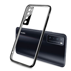 Funda Silicona Ultrafina Carcasa Transparente H02 para Huawei Nova 7 5G Negro