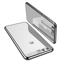 Funda Silicona Ultrafina Carcasa Transparente H02 para Huawei P10 Plata