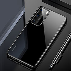 Funda Silicona Ultrafina Carcasa Transparente H02 para Huawei P40 Pro Negro