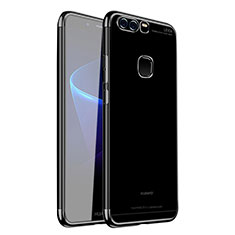 Funda Silicona Ultrafina Carcasa Transparente H02 para Huawei P9 Plus Negro
