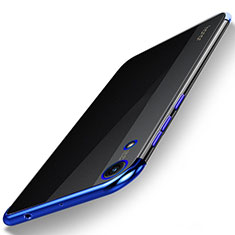 Funda Silicona Ultrafina Carcasa Transparente H02 para Huawei Y6s Azul