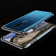 Funda Silicona Ultrafina Carcasa Transparente H02 para OnePlus 7T Pro 5G Negro