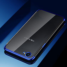 Funda Silicona Ultrafina Carcasa Transparente H02 para Oppo A3 Azul