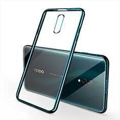 Funda Silicona Ultrafina Carcasa Transparente H02 para Oppo K3 Verde