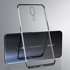 Funda Silicona Ultrafina Carcasa Transparente H02 para Oppo Reno Z Negro