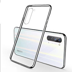 Funda Silicona Ultrafina Carcasa Transparente H02 para Oppo Reno3 Plata