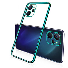 Funda Silicona Ultrafina Carcasa Transparente H02 para Realme 10T 5G Verde