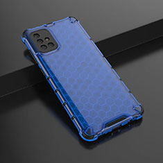 Funda Silicona Ultrafina Carcasa Transparente H02 para Samsung Galaxy A71 4G A715 Azul